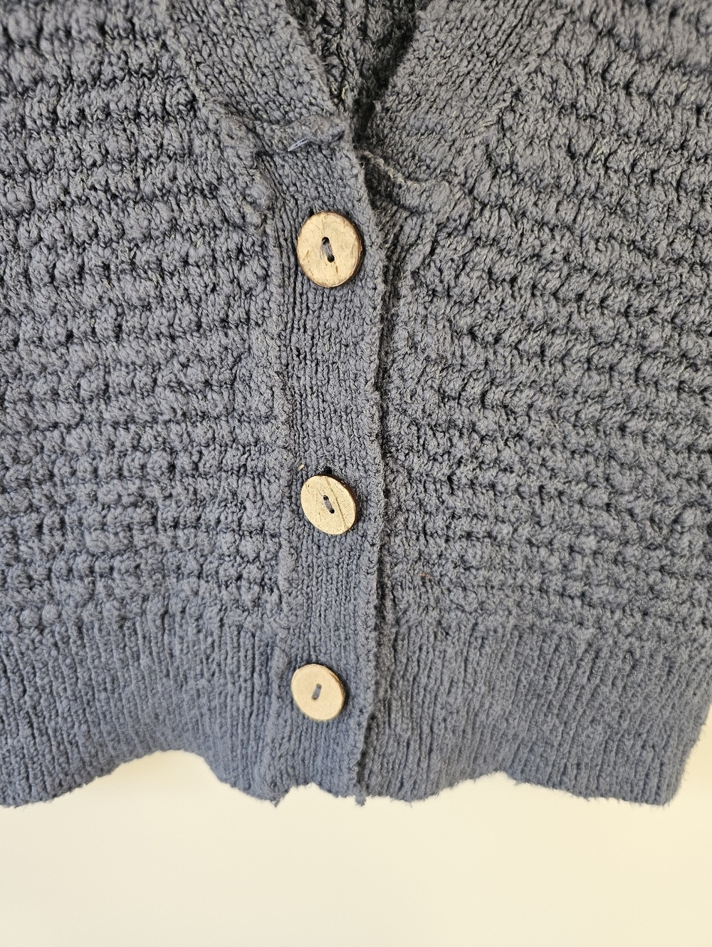 Free People Ava Knit Vest in Charcoal Blue - Picture 6 of 8